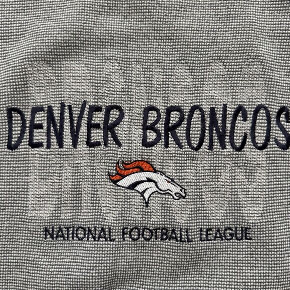 Vintage 90s Denver Broncos Sweatshirt Pullover Embroidered Heavyweight Men’s L - Picture 2 of 7